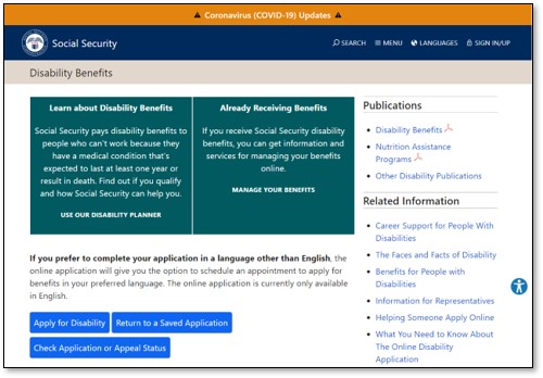 Social Security Disability Site